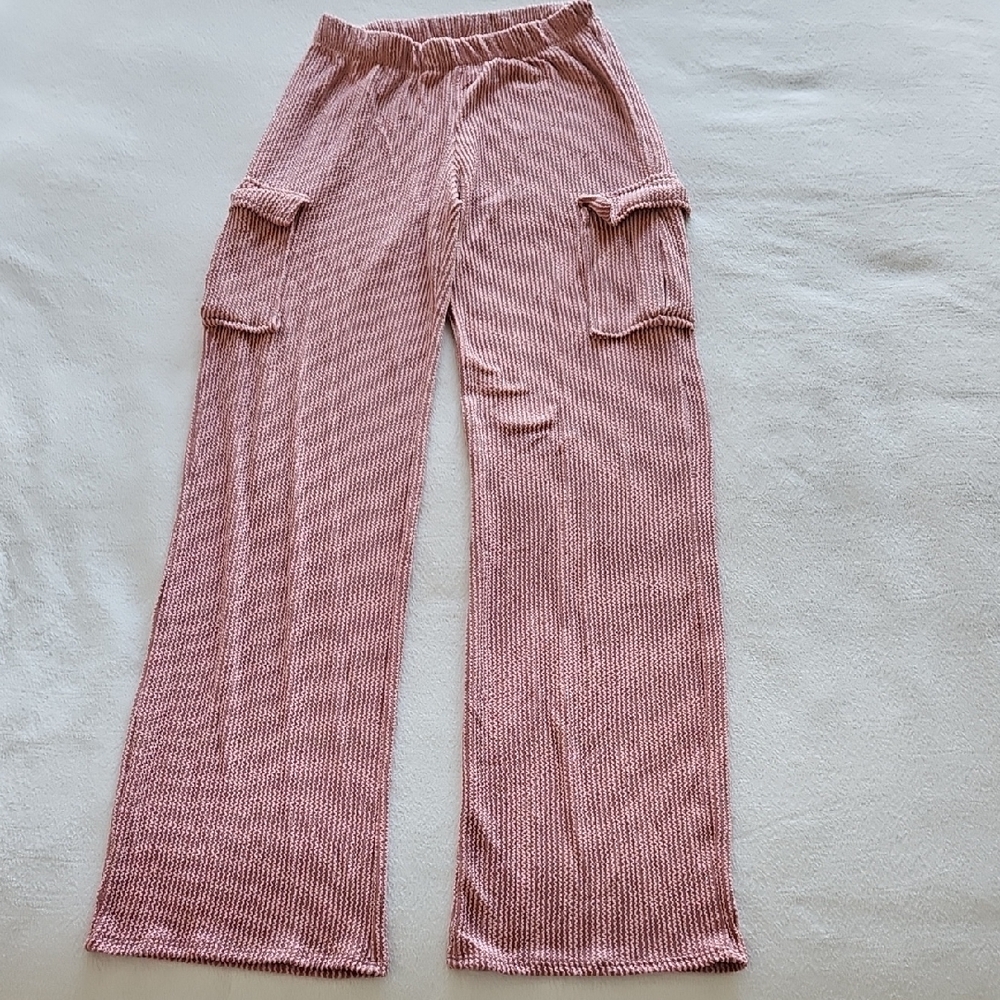 Pink Ribbed Two-Piece Set - Picture 3 of 4